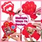 Valentines Day Foam Crafts Set, Heart Bear Bouquet Arts and Crafts Kits for Kids, DIY Craft for Preschool Classroom Activity, Ideal Gifts for Boy/Girl or Wedding Anniversary